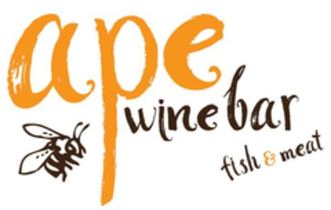APE WINE BAR FISH & MEAT Logo (EUIPO, 11.11.2015)