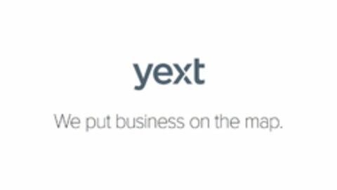 YEXT WE PUT BUSINESS ON THE MAP Logo (EUIPO, 02/28/2017)