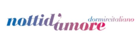 NOTTI D'AMORE DORMIREITALIANO Logo (EUIPO, 02/27/2018)