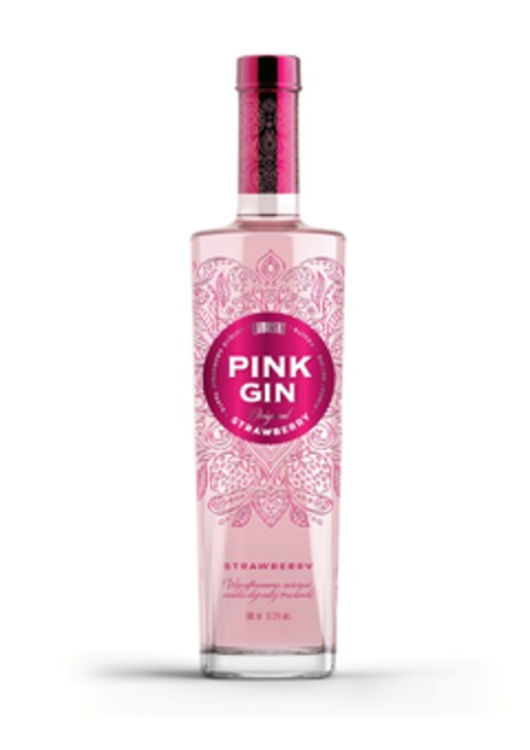 LUBUSKI PINK GIN STRAWBERRY Logo (EUIPO, 30.03.2018)