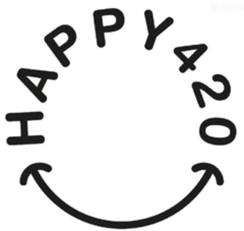 HAPPY420 Logo (EUIPO, 10/22/2021)
