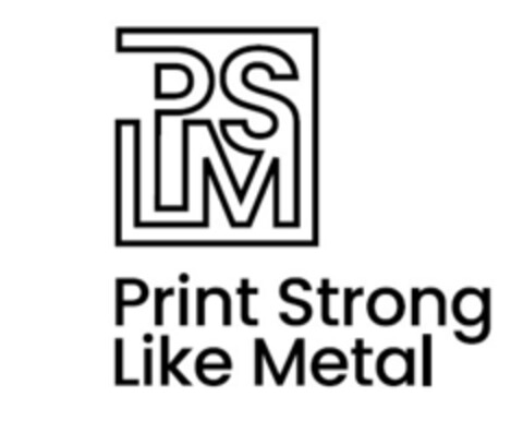 PSLM Print Strong Like Metal Logo (EUIPO, 12/22/2021)