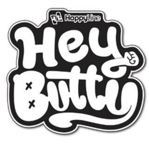 HEY BUTTY HAPPY LINE Logo (EUIPO, 16.01.2024)