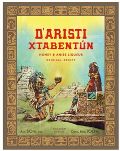 D'ARISTI XTABENTÚN HONEY & ANISE LIQUEUR ORIGINAL RECIPE YUCATÁN MEXICO Logo (EUIPO, 28.02.2024)