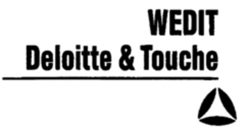 WEDIT DELOITTE & TOUCHE Logo (EUIPO, 06/28/1999)