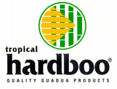 tropical hardboo QUALITY GUADUA PRODUCTS Logo (EUIPO, 21.08.2001)