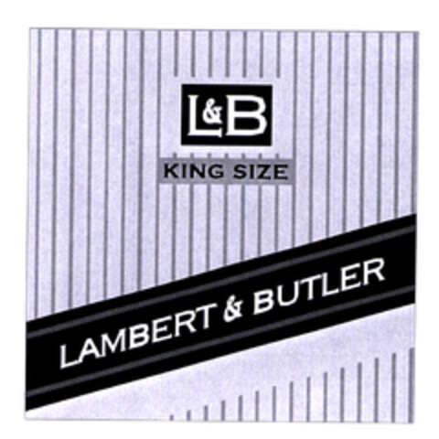 L&B KING SIZE LAMBERT & BUTLER Logo (EUIPO, 03.02.2003)