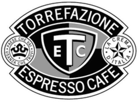 TORREFAZIONE ETC ESPRESSO CAFE PAESE CHE VAI USANZA CHE TROVI LA CREMA D'ITALIA Logo (EUIPO, 09/27/2004)