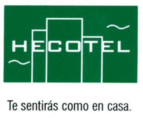 HECOTEL Te sentirás como en casa. Logo (EUIPO, 11/26/2004)