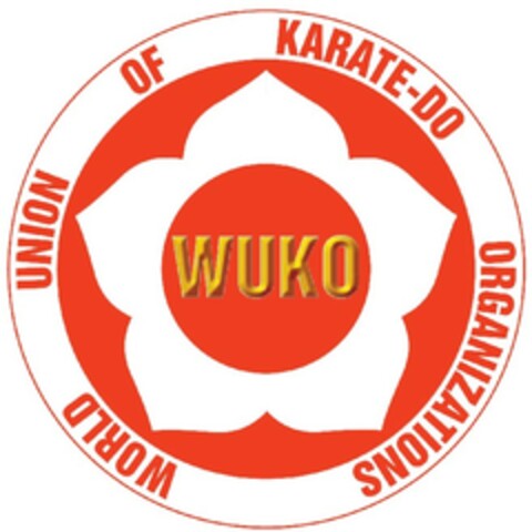 WUKO WORLD UNION OF KARATE-DO ORGANIZATIONS Logo (EUIPO, 04/27/2005)