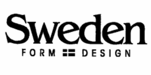 Sweden Form Design Logo (EUIPO, 11.01.2007)