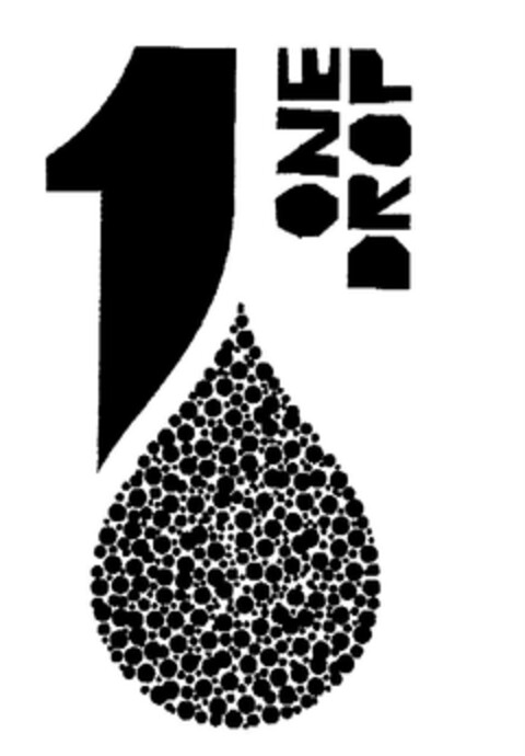 1 ONE DROP Logo (EUIPO, 10/26/2007)