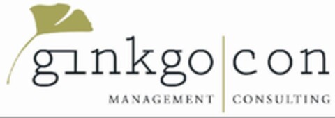 ginkgocon MANAGEMENT CONSULTING Logo (EUIPO, 19.03.2009)