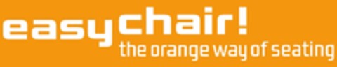 easychair! the orange way of seating Logo (EUIPO, 24.01.2011)