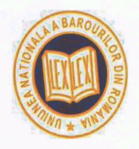 UNIUNEA NATIONALA A BAROURILOR DIN ROMANIA LEX Logo (EUIPO, 28.12.2015)