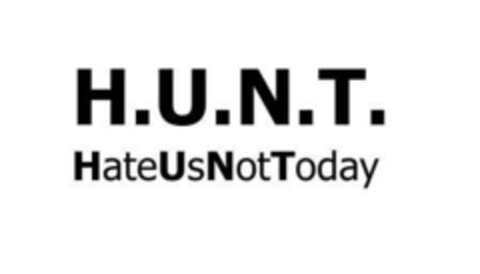H.U.N.T. HATE US NOT TODAY Logo (EUIPO, 16.08.2016)