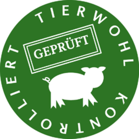 TIERWOHL KONTROLLIERT GEPRÜFT Logo (EUIPO, 12/23/2016)