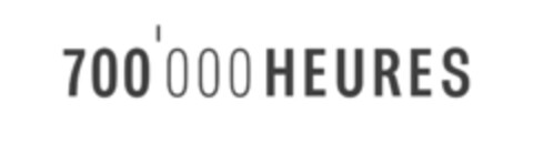 700000 HEURES Logo (EUIPO, 25.09.2017)