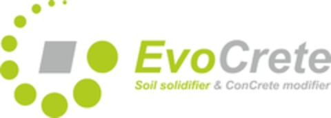 EvoCrete Soil solidifier & ConCrete modifier Logo (EUIPO, 12.09.2018)