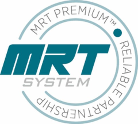 MRT SYSTEM MRT PREMIUM RELIABLE PARTNERSHIP Logo (EUIPO, 29.10.2020)