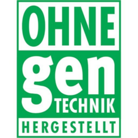 OHNE GENTECHNIK HERGESTELLT Logo (EUIPO, 26.07.2021)