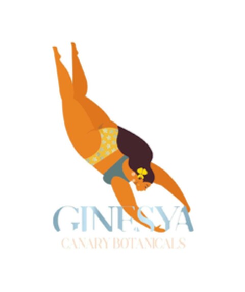 GINESYA CANARY BOTANICALS Logo (EUIPO, 10.06.2023)