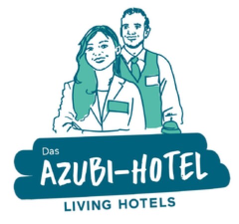 Das AZUBI - HOTEL LIVING HOTELS Logo (EUIPO, 10/26/2023)