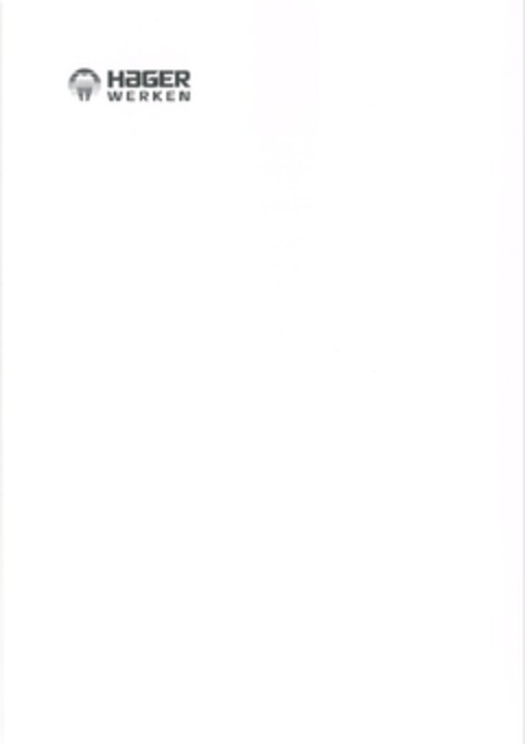 HAGER WERKEN Logo (EUIPO, 02.07.2013)