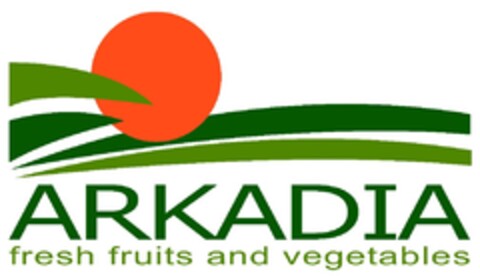 ARKADIA FRESH FRUITS AND VEGETABLES Logo (EUIPO, 12/22/2016)