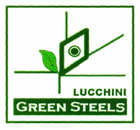 LUCCHINI GREEN STEELS Logo (EUIPO, 21.06.1999)