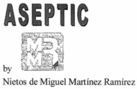 ASEPTIC MMR by Nietos de Miguel Martínez Ramírez Logo (EUIPO, 12/09/1999)