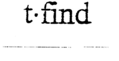 t·find Logo (EUIPO, 12.09.2000)