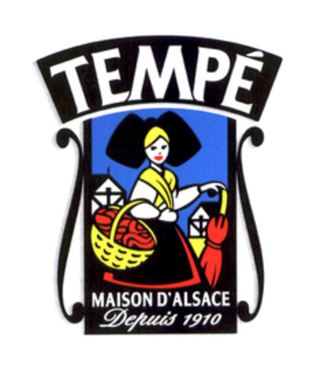 TEMPÉ MAISON D'ALSACE Depuis 1910 Logo (EUIPO, 10.10.2003)