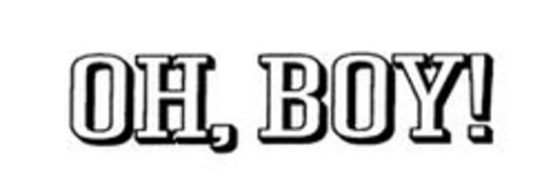 OH, BOY! Logo (EUIPO, 08.06.2006)