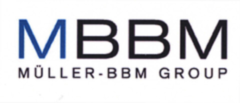 MBBM MÜLLER-BBM GROUP Logo (EUIPO, 10.06.2009)