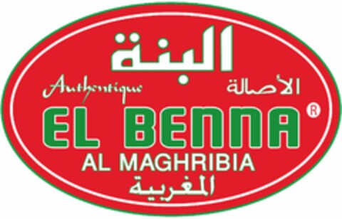 EL BENNA Authentique AL MAGHRIBIA Logo (EUIPO, 01/17/2012)