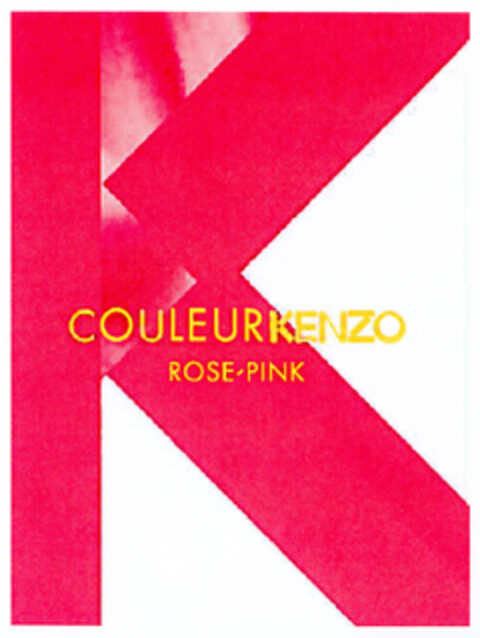 COULEUR KENZO ROSE-PINK Logo (EUIPO, 10.10.2012)