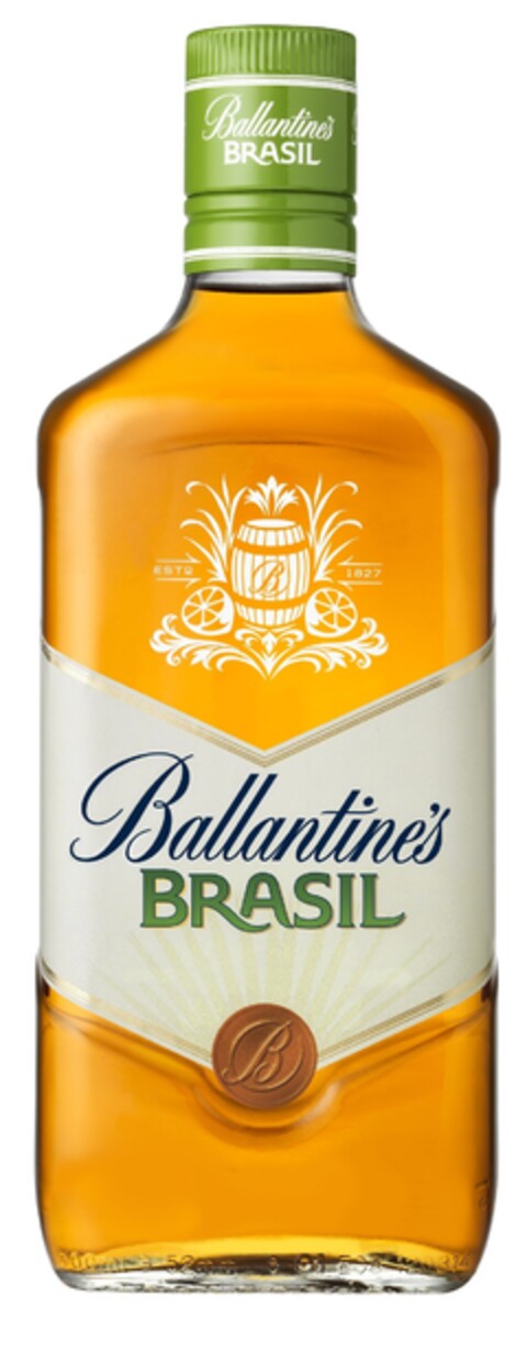 Ballantine's, Brasil, ESTD. 1827 Logo (EUIPO, 11/13/2013)