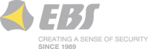 EBS CREATING A SENSE OF SECURITY SINCE 1989 Logo (EUIPO, 02.04.2015)