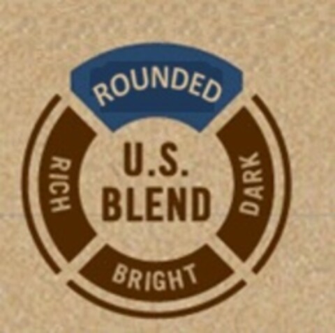 ROUNDED DARK BRIGHT RICH U.S. BLEND Logo (EUIPO, 07/08/2015)