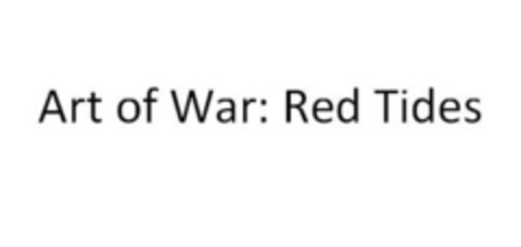 Art of War; Red Tides Logo (EUIPO, 12.09.2017)