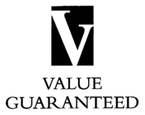 V VALUE GUARANTEED Logo (EUIPO, 17.11.1998)