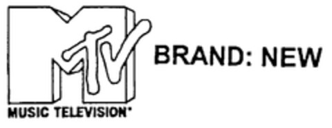 MTV MUSIC TELEVISION BRAND: NEW Logo (EUIPO, 23.05.2000)