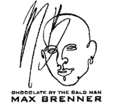 CHOCOLATE BY THE BALD MAN MAX BRENNER Logo (EUIPO, 02.07.2003)