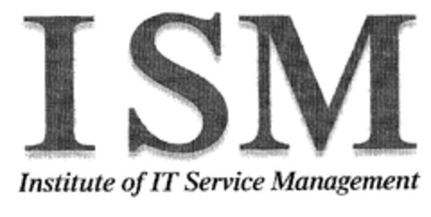 ISM Institute of IT Service Management Logo (EUIPO, 07/03/2003)