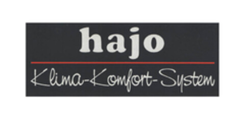 hajo Klima-Komfort-System Logo (EUIPO, 18.05.2006)