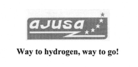 ajusa Way to hydrogen, way to go! Logo (EUIPO, 10/11/2007)