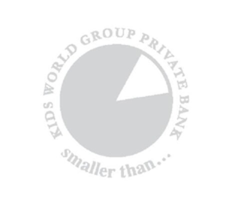KIDS WORLD GROUP PRIVATE BANK smaller than... Logo (EUIPO, 19.05.2009)