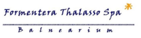 Formentera thalasso Spa Balnearium Logo (EUIPO, 07.10.2009)