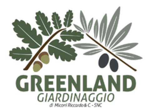 GREENLAND GIARDINAGGIO di Miconi Riccardo & C. - SNC Logo (EUIPO, 05/12/2011)